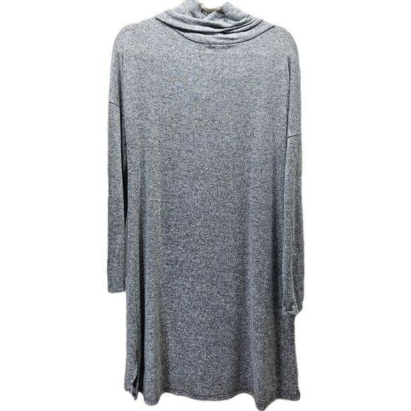 12PM by Mon Ami Womens Gray Cowl Neck Sweater Dress Longsleeve Medium - Picture 10 of 10
